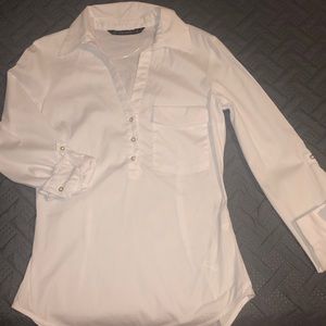 Zara basic white top